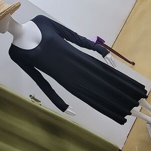 Little Black Dress Long Sleeve Lightweight Comfy Size Medium